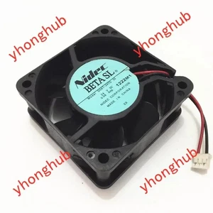 Ventilador de refrigeración de servidor Nidec D06T-24TG DC 24V 0,08A 60x60x25 mm - Imagen 1 de 4
