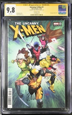 CGC 9.8 SS Leinil Yu Uncanny X-Men # 1 Variant 1st 1:25 Wolverine Gambit Rogue - Image 1 of 4