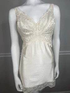 Vestido sin Mangas De Colección Años 90 Victoria's Secret Segunda Piel Satén Con Aros 38 DD Encaje Sexy - Imagen 1 de 12