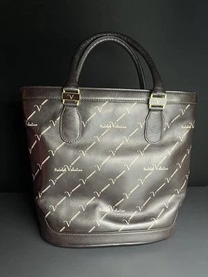 Bolso de mano Rudolph Valentino marrón RARO USADO EN EXCELENTE ESTADO Foto 1 de 4