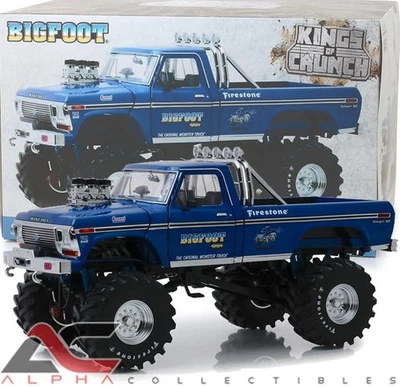 Camión monstruo Greenlight 13537 1:18 1974 Ford F-250 (pie grande) neumático 48" Foto 1 de 4