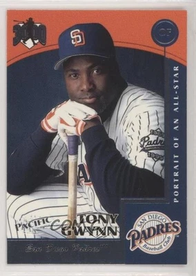 1999 Pacific Omega Hit Machine 3000 Missing Serial Number Tony Gwynn #7 HOF - Image 1 of 2