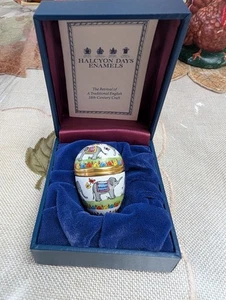 Halcyon Days Elefant Ei Schmuckschatulle (nicht mehr produziert) mit Box - Bild 1 von 11