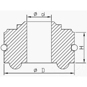 TAMPONE FINE CORSA AMMORTIZZATORE KAYABA per Honda 250 CR R 1995-1996 - Imagen 1 de 5