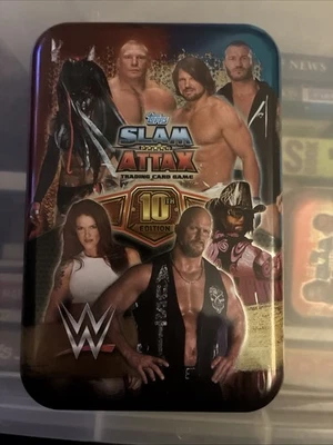 Topps Slam Attax 10th Edition Full Box Wrestling Trading Cards - Image 1 of 2