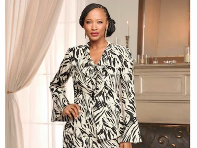 Size 16 Ashro Black Cream Dinner Date Church Party Francis Jacket Coat - Image 1 of 4