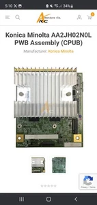 KONICA MINOLTA LASER PRINTER BIZHUB. PWB ASSEMBLY (CPUB) - Photo 1/5