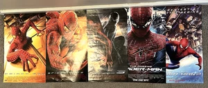 Menge 5 verschiedene Spiderman Filmplakate 11X17 1,2,3 Tobey McGuire Amazing - Bild 1 von 7