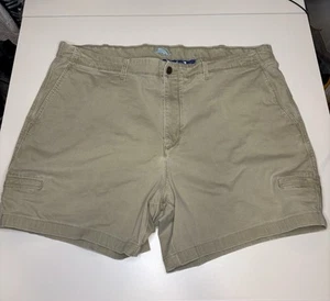 Tommy Bahama Shorts Mens 44 Reg Boracay Cargo Beige Stretch Big Tall  - Picture 1 of 7