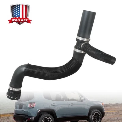 New Upper Radiator Coolant Hose for Fiat 500X 16 -2018 Jeep Renegade 2015-2021  - Image 1 of 4