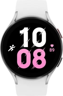 Pulseira de borracha branca Samsung Galaxy Watch5 (44mm) (Wifi + LTE) - Prata - Imagem 1 de 3