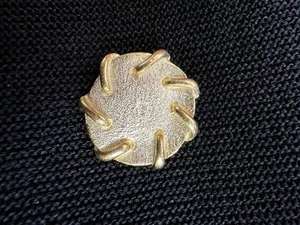 NEU 6 Vintage Gold Metall Schaft Knöpfe 1 Zoll für Anzug Mantel - Bild 1 von 3