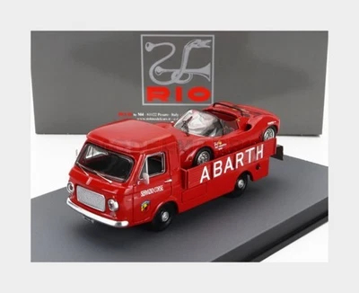 RIO-MODELS 4744 FIAT - 241 ASSISTENZA ABARTH CORSE CAR TRANSPORTER 1970 WITH FIA - Immagine 1 di 2