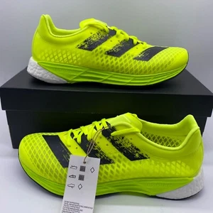Adidas Adizero Pro Running Shoes Solar Yellow/Core Black FY0101 Shoes Sz 6.5-13 - Picture 1 of 17