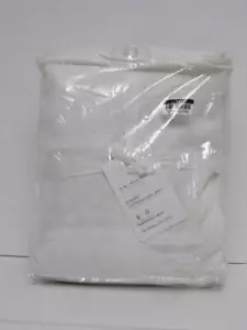 Pottery Barn Emery Linen Blackout Curtain, Set of 2 Panels 100" X 84" White NWT - Picture 1 of 6