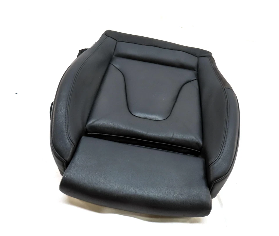 2014 AUDI A5 COUPE (B8 8T) FRONT RIGHT LOWER SPORT HEATED SEAT CUSHION (BLACK) - Image 1 of 4