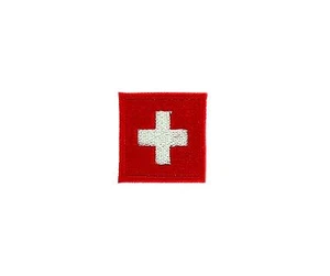 Patch ecusson brode thermocollant drapeau suisse blouson backpack switzerland - Imagen 1 de 1