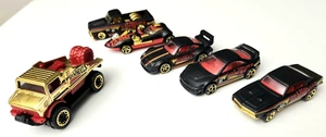 Hot Wheels Mercedes-Benz Unimog U 2023 Black and Yellow 55th Loose car Set 6pcs - Picture 1 of 2