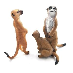 Meerkat Figurine Animals Statues Home Miniature Garden Decoration Accessories