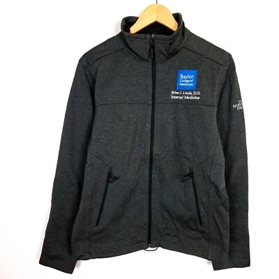 THE NORTH FACE Men Softshell Jacket Size S Grey Polyester Full Zip Workwear - Image 1 of 4