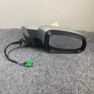2011-2018 Volvo S60 Side Mirror Passenger Front Right Turn Signal Silver Black - Picture 1 of 17