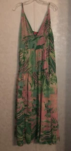 Flying Tomato LG Hawaii Maxi Stufen Sommerkleid Tropical Sommer Resort Feminin - Bild 1 von 9