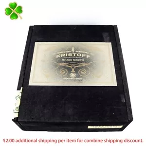 Kristoff Robusto Shade Grown leere Holz Zigarrenkiste 8,25" x 7,5" x 2,75" - Bild 1 von 12