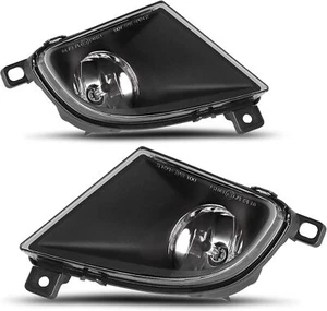 Clear Fog Lights For 2008-2010 BMW 5 Series E60 E61 Driving Bumper Lamps Pair - Picture 1 of 7