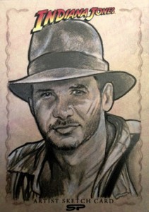 2008 Topps Indiana Jones Heritage Sketch Card Sean Pence ONLY 142 MADE! Rare!!!