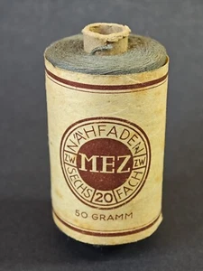 100% ORIGINAL WWII German Wehrmacht MEZ Thread Feldgrau color - Picture 1 of 7