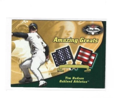 2002 Fleer Box Score Amazing Greats #12 Tim Hudson NMMT - Image 1 of 2