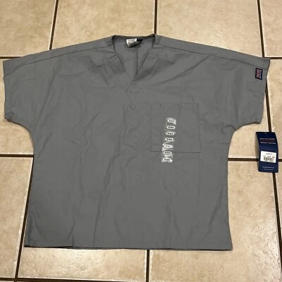 Blusa Médica Cherokee Unisex Ropa de Trabajo Cuello en V 4777 Gris XXS Foto 1 de 4