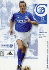 Tomasz Hajto fan card 2003 2004 FC Schalke 04 Gelsenkirchen Bundesliga card