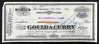 Gould & Curry Mining Company San Francisco 1927 Stock Certificate #4959 Vgc