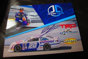 Jesse Love Driver Autographed 8.5X11 Photo 2025 NASCAR Xfinity Series Champion!! - Picture 1 of 3