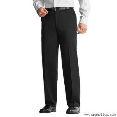Pantalones negros Croft&Barrow frente plano premium sin hierro cintura cómoda tallas 32 y 34 Foto 1 de 4