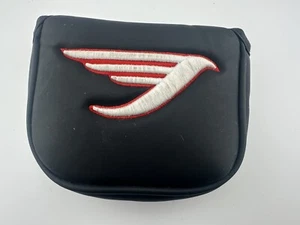 BRAND NEW TOMMY ARMOUR IMPACT MALLET PUTER HEADCOVER HEAD COVER BLACK WHITE RED - Picture 1 of 7