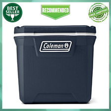 50 Qt Hard Ice Chest Wheeled Cooler Camping Picnic Sport Outdoor, Nights Blue