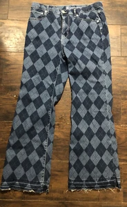 No Boundaries Stretch Hip 12/14 Blue Western Bell Bottom Boho Hippie Flare - Picture 1 of 7