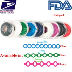 Easyinsmile Dental 1Pc Orthodontic Spool Elastic Rubber Band Closed Power Chains - Picture 1 of 7