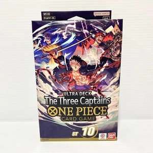 One Piece TCG - Ultra Deck: The Three Captains ST-10 - Brand New Sealed - Picture 1 of 8