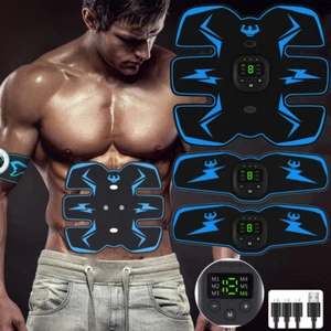 Electric ABS Stimulator Belt Abdominal Machin Muscle Training Toning Trainer - Picture 1 of 15