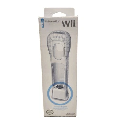 Adaptador de accesorio Nintendo Wii Motion Plus OEM original genuino NUEVO caja abierta Foto 1 de 4