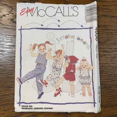 NEW VTG McCall’s Sewing Pattern 4836 Jumping Beans Toddler Tops Pants Shorts - Image 1 of 3