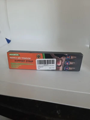 Correa de soporte para tendón rotuliano Healbecux - Rodillera ajustable para aliviar el dolor  Foto 1 de 3