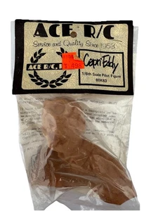 Vintage ACE RC Capn’ Eddy 1/6 Scale RC Airplane Pilot Bust 60k63 Rubber - Picture 1 of 1