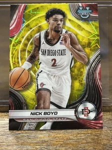 2024-25 Bowman Best U Basketball - Nick Boyd - Gold Lazer 60/75 - Bild 1 von 2