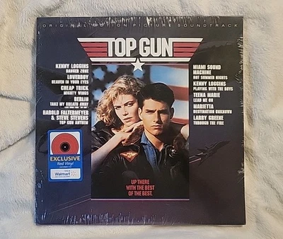 Top Gun LP Movie Soundtrack (Walmart Exclusive Red Vinyl) Sealed  - Image 1 of 4