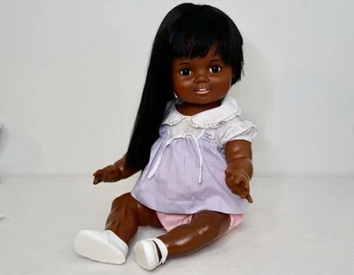 VTG 1972 Ideal 24” Baby Crissy African American Doll Hair Grows - Image 1 of 4