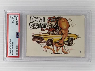 1969 Odd Rods #8 Hemi Sprint PSA 8 - Image 1 of 2